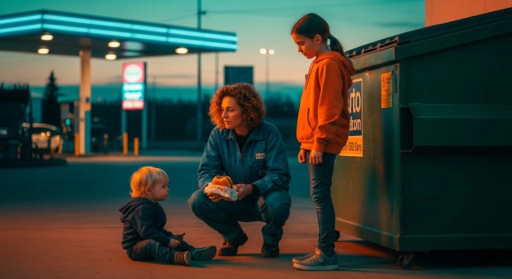 She Split One Burger for Three Kids… A Stranger’s Response Shocked the Entire Family