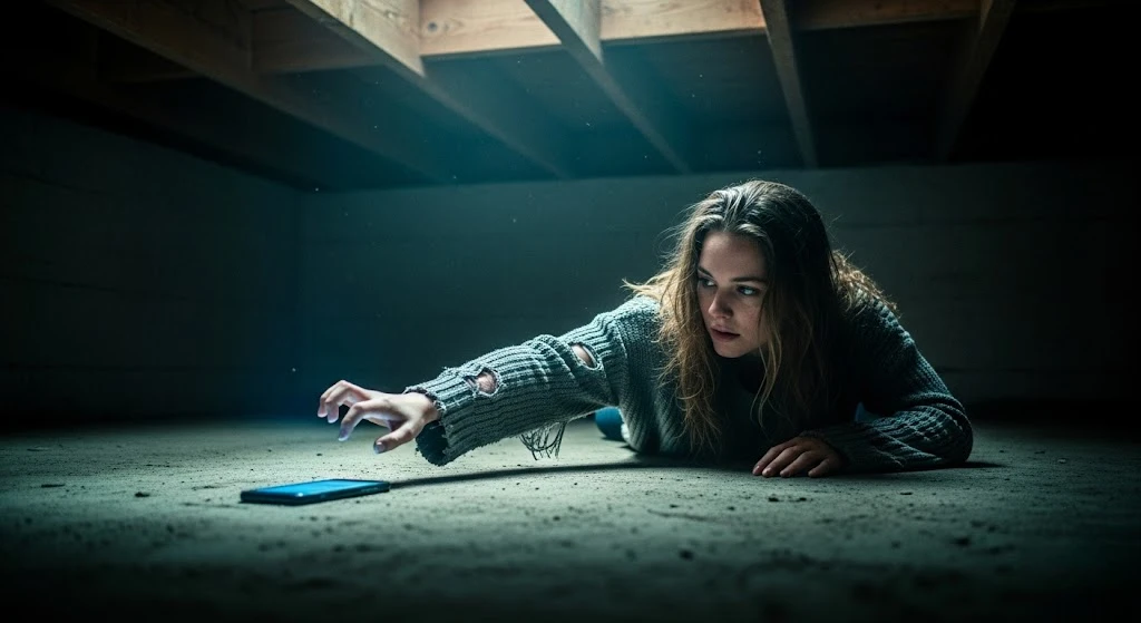 Husband Locks Wife in Basement After Restaurant Confrontation… Her Father’s Response Changes Everything