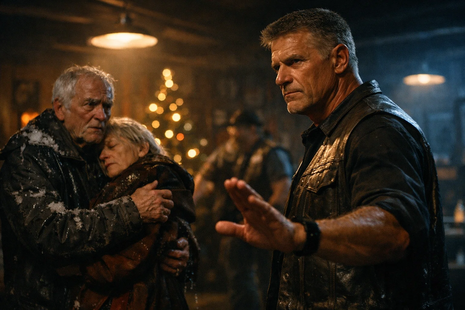 He drove into a blizzard to save his marriage — then a biker saved his wife