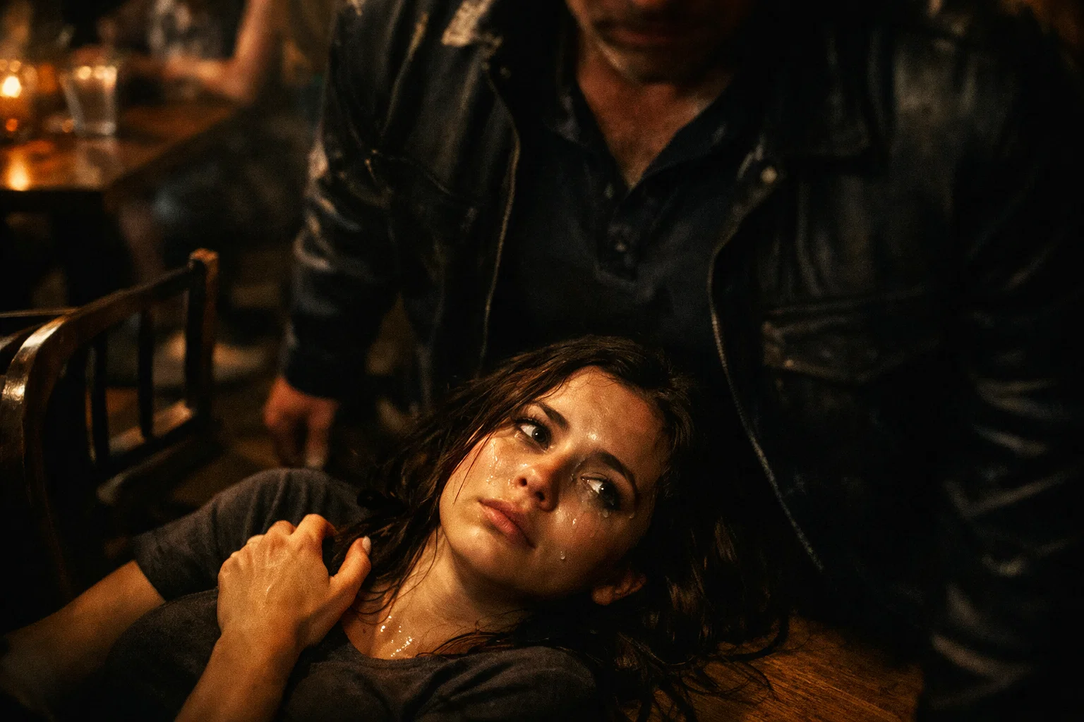 He slapped her in a crowded café — then the man at the next table stood up