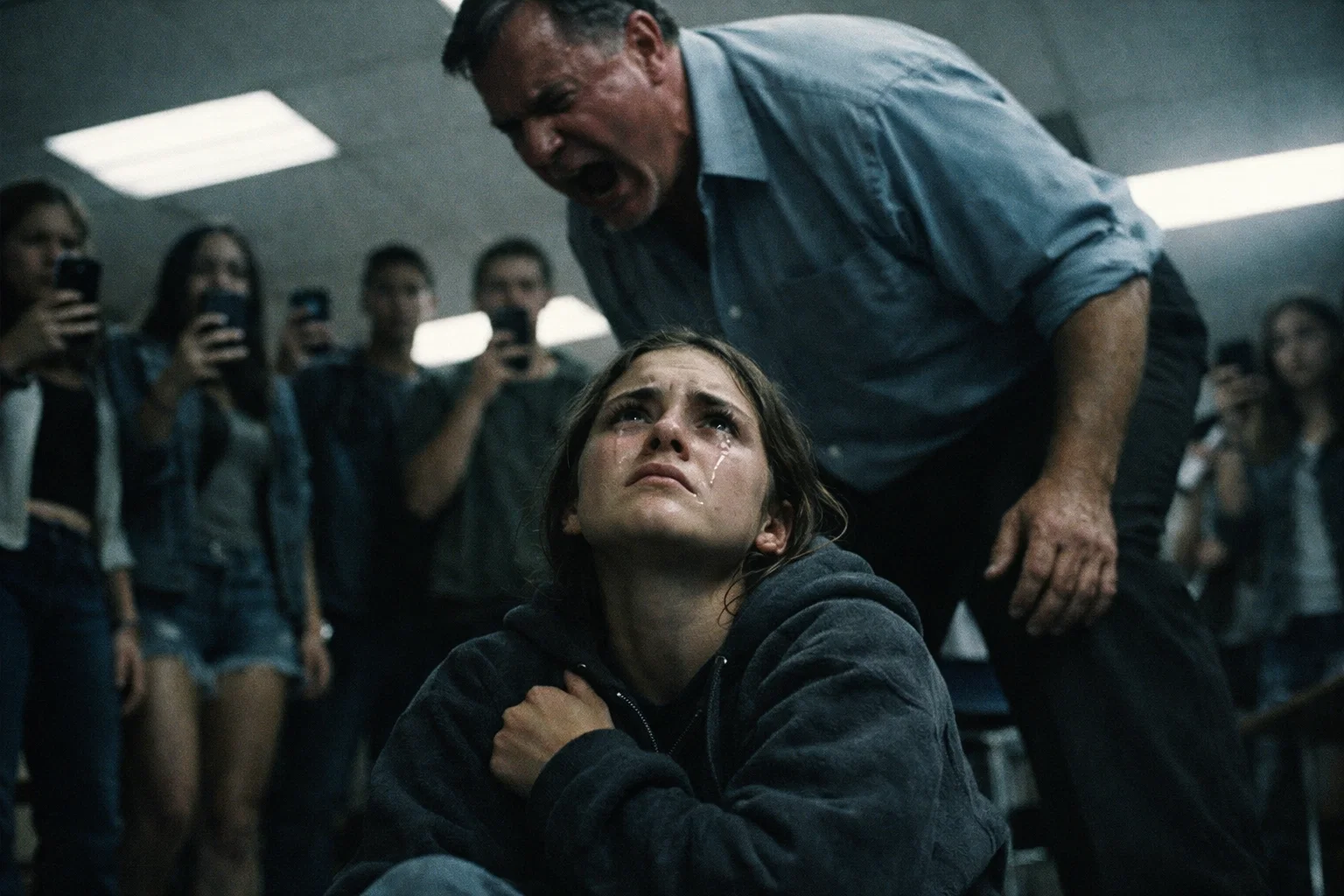 He Grabbed a Scholarship Kid in Class — 23 Phones Were Already Recording