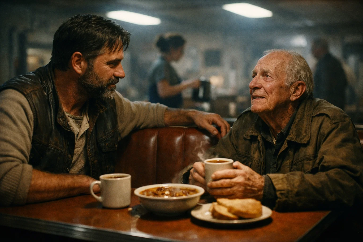 He threw a veteran out of his diner — then forty bikers walked in