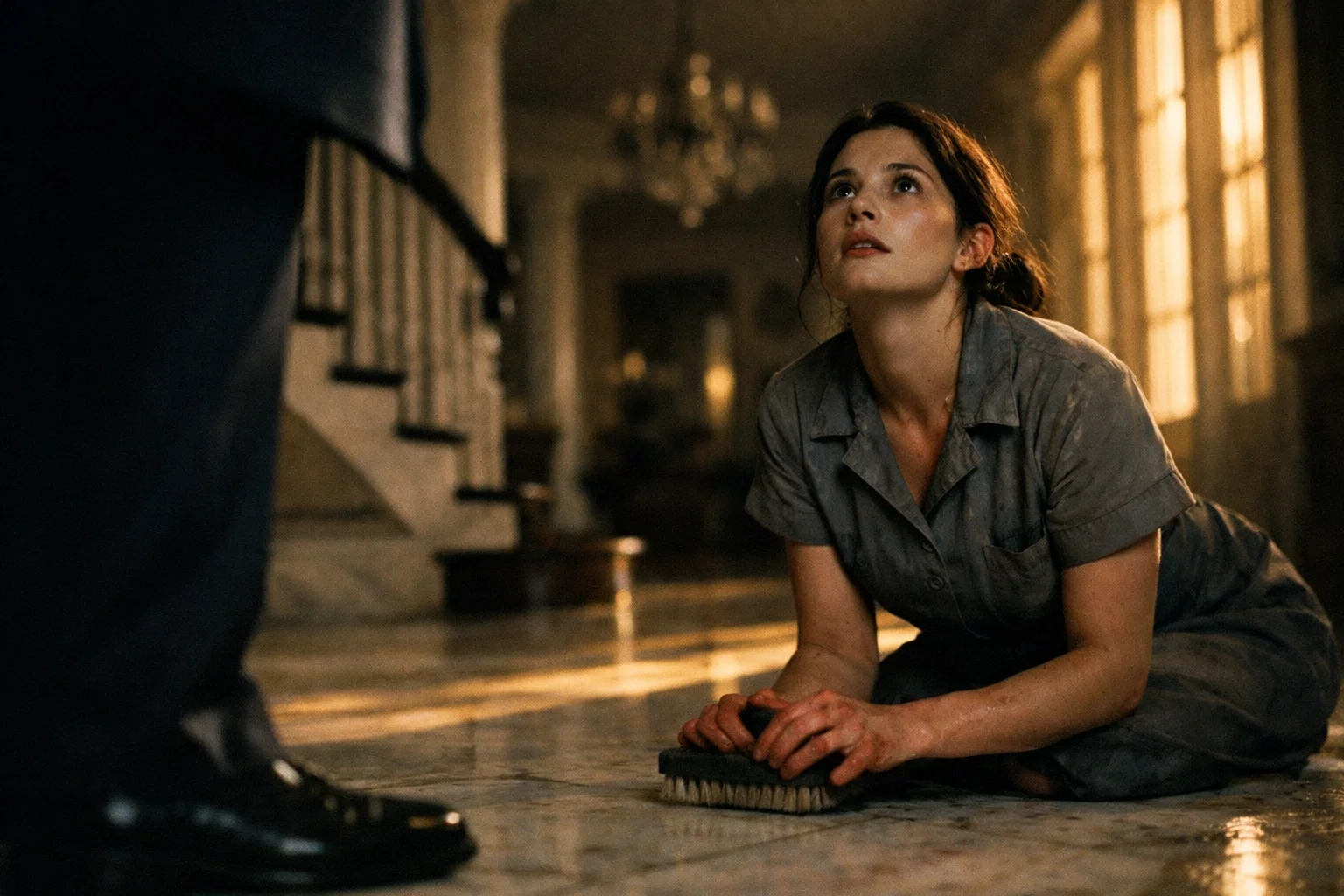 He left his daughter in a mansion for 15 years… then came home to find her scrubbing the floors