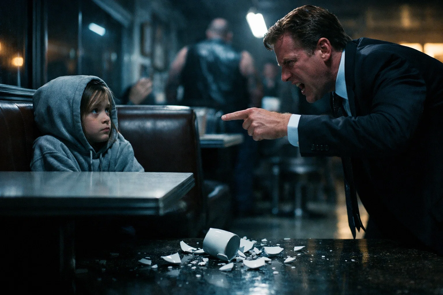 The Manager Thought No One Would Say Anything… One Biker Proved Him Wrong