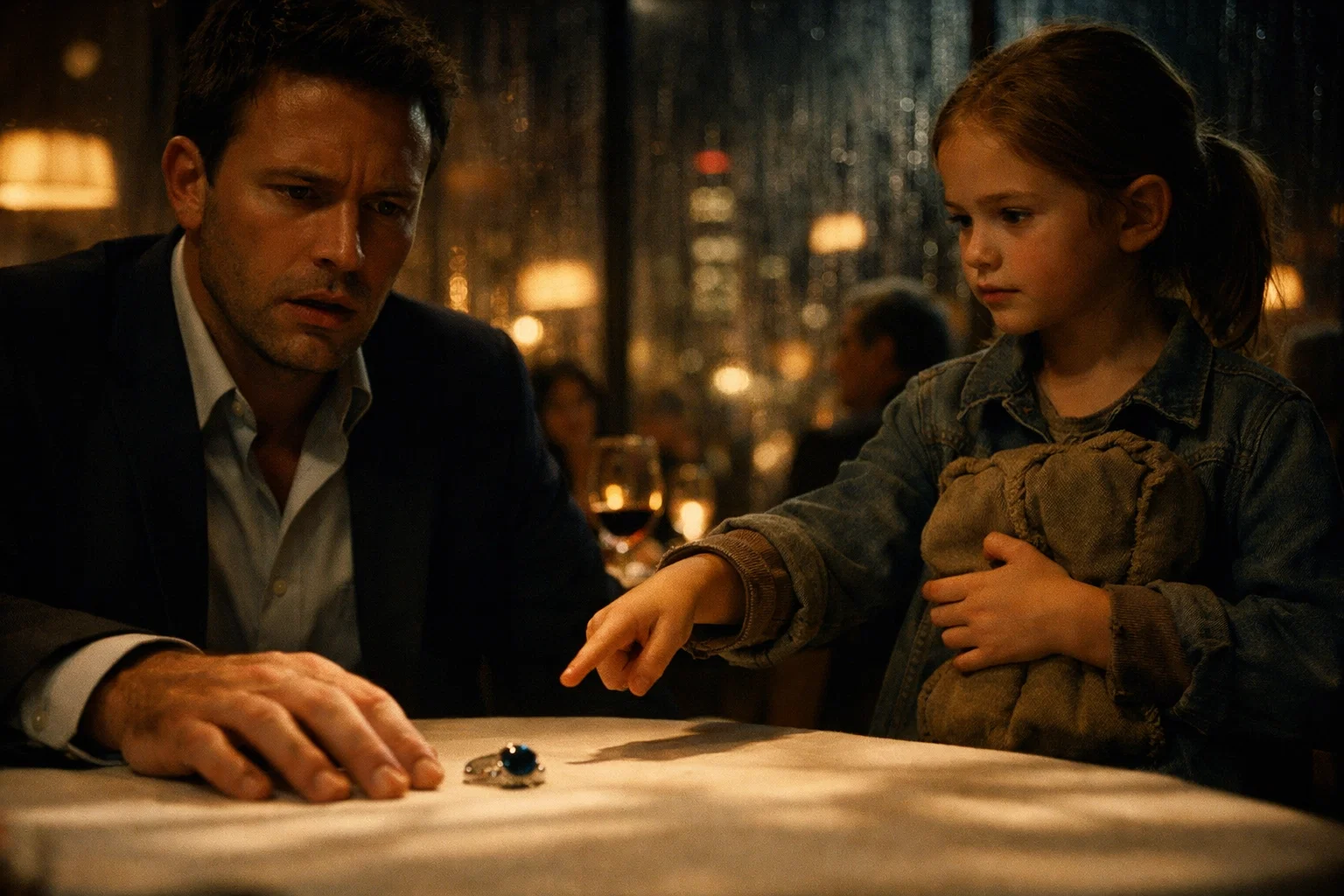 Hungry Girl Points At Billionaire’s Ring — He Goes White