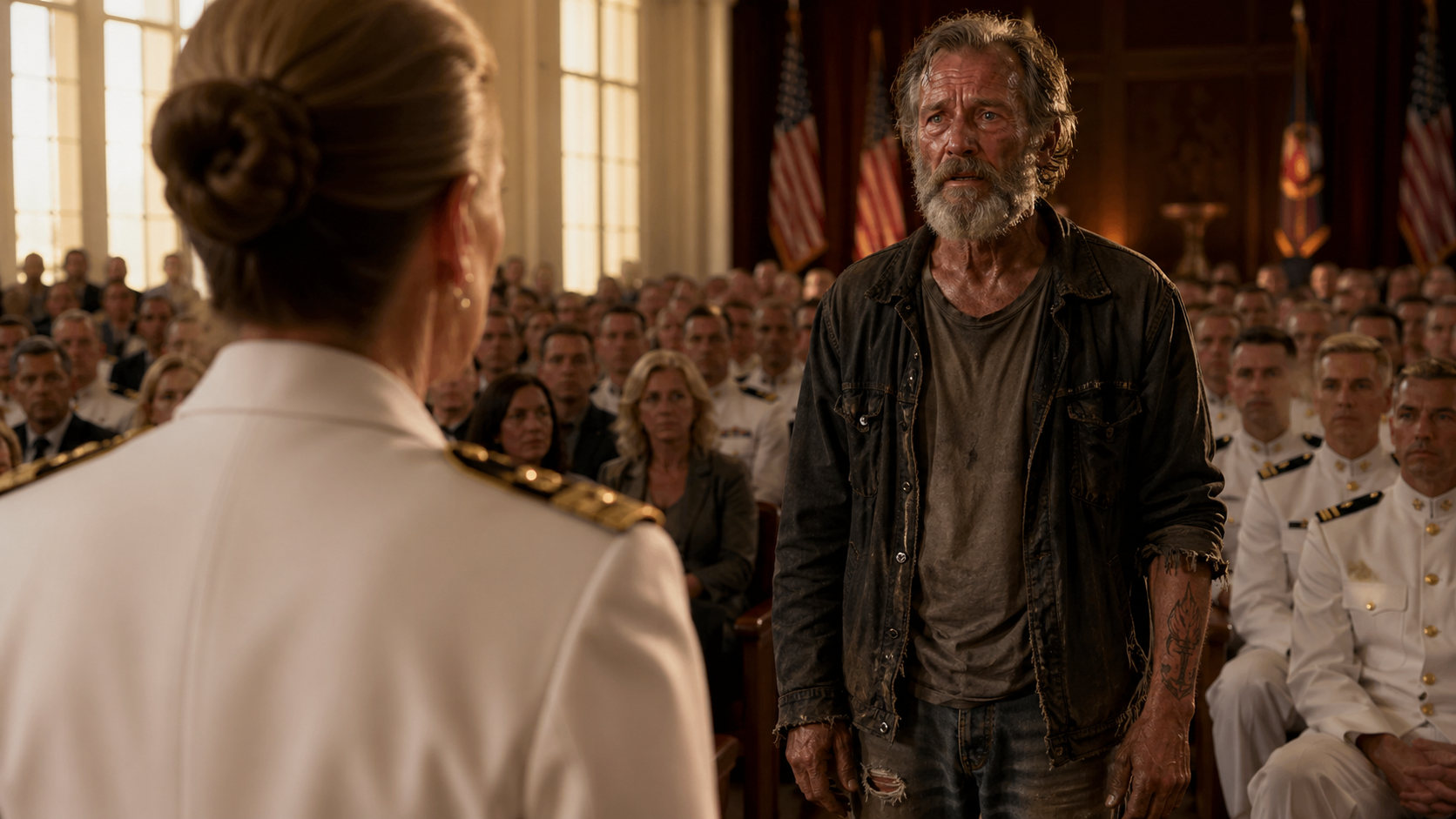 Everyone Stepped Away From Him at the Graduation… Then the Admiral Walked Over