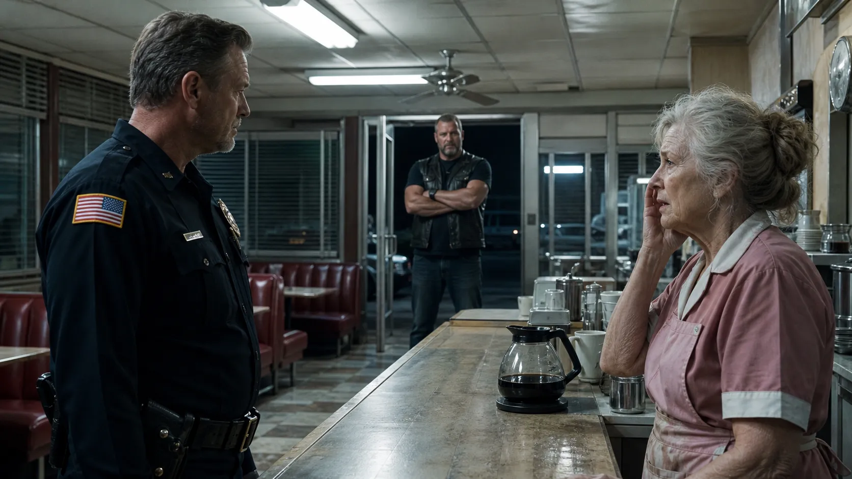 Cop Pushed a 60-Year-Old Waitress… Her Son Made Him Regret It