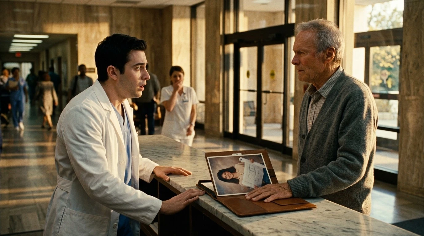 He Wore a Thrift-Store Cardigan… Then Opened The Folder