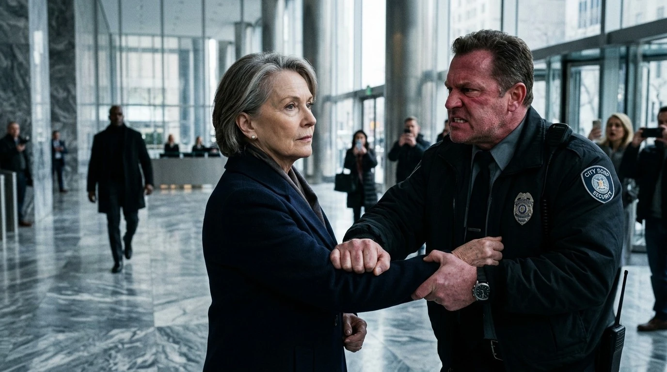 Security Chief Grabbed Her Arm… Then Learned Who She Was