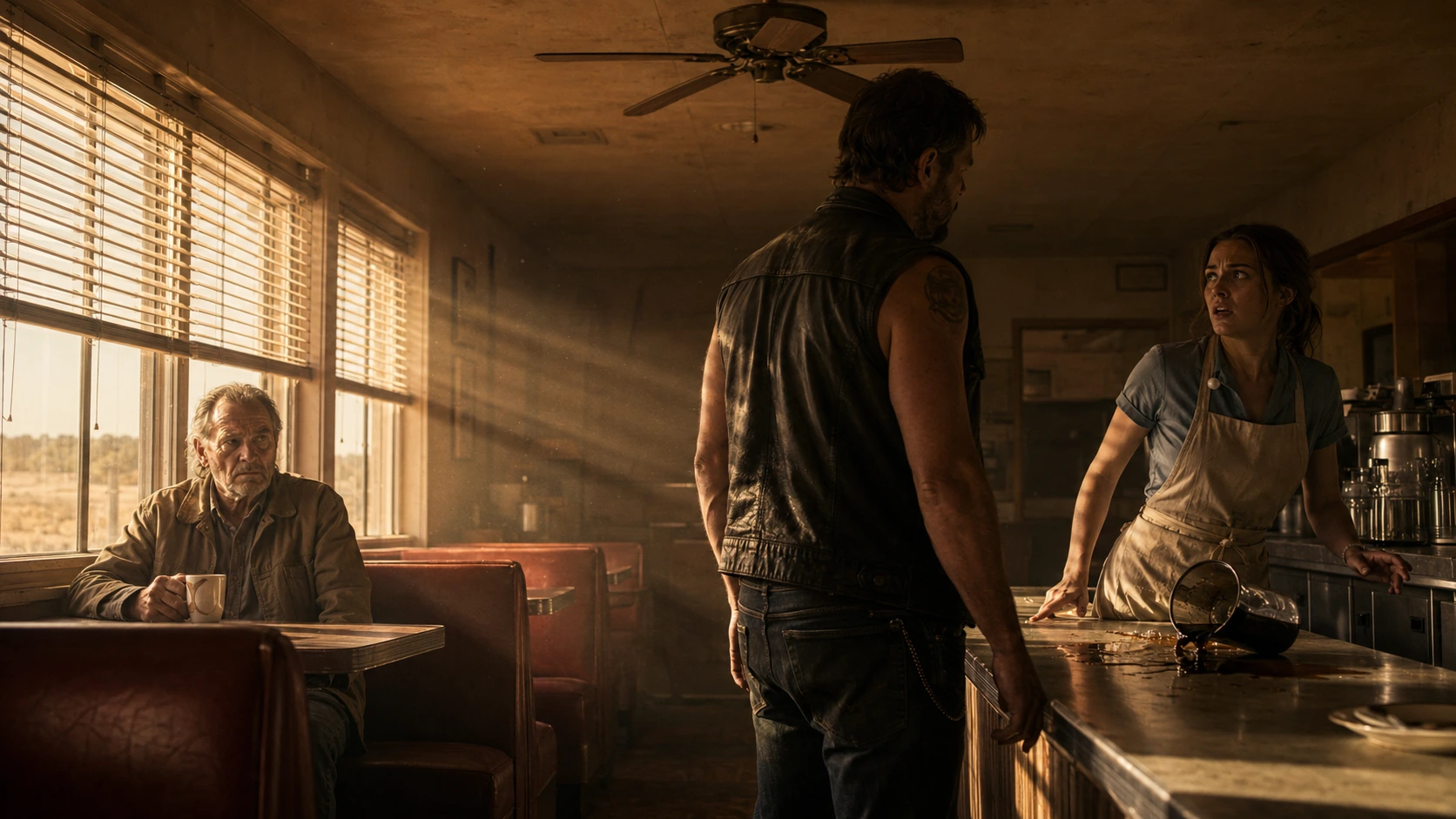 The Biker Walked In To Collect A Debt. One Cup Ended Everything.