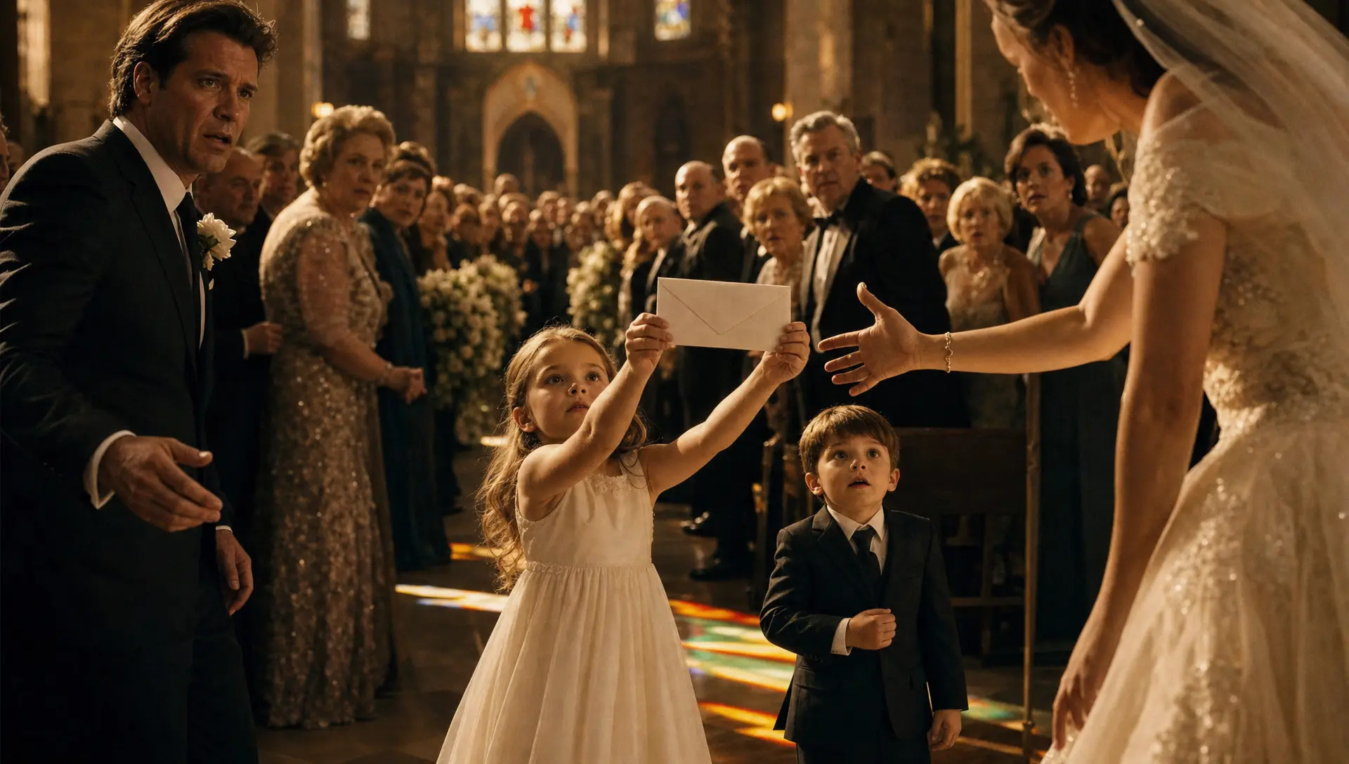 She Was Seconds From “I Do” — Then Two Kids Walked Down the Aisle