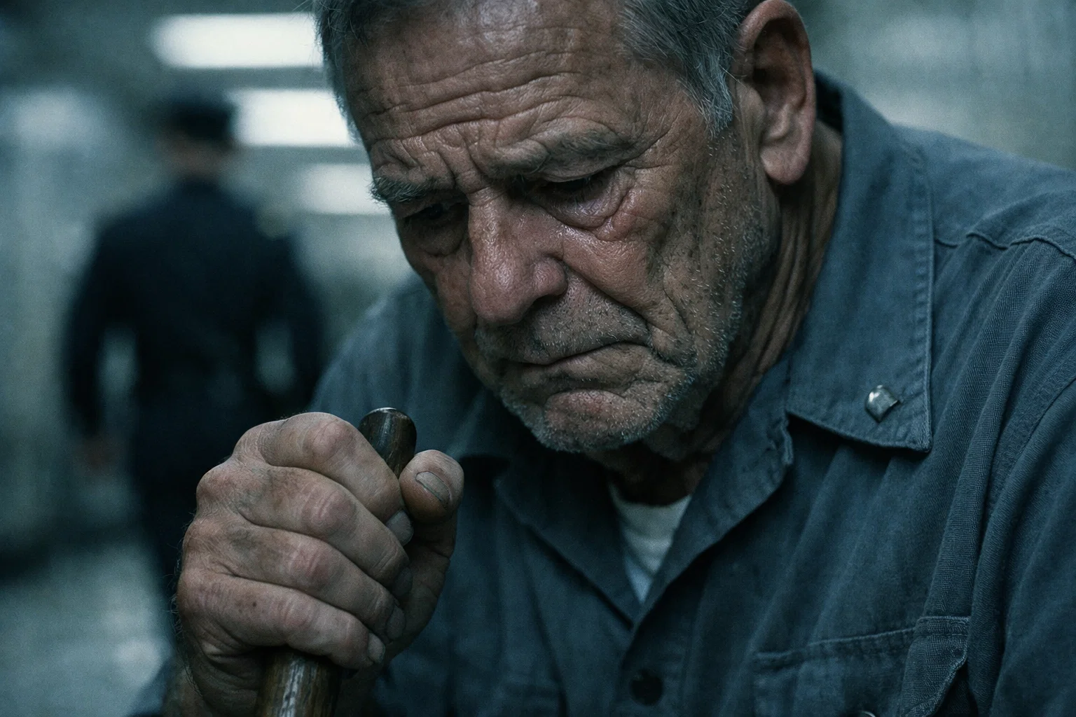 The Old Janitor Said Nothing As The Officer Pointed In His Face. Then The Truth Came Out.